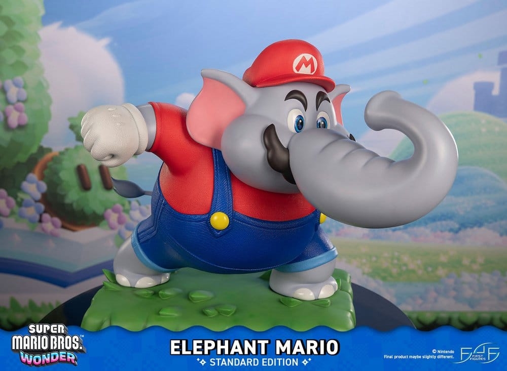 Elephant Mario Standard par First 4 Figures - statue Super Mario Bros. Wonder de 43 cm