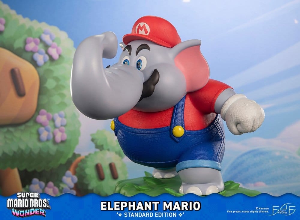 Elephant Mario Standard par First 4 Figures - statue Super Mario Bros. Wonder de 43 cm