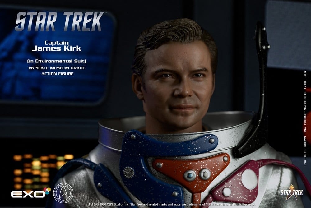 Captain James T. Kirk (in Environmental Suit) par Exo-6 - figurine 1/6 Star Trek de 29 cm