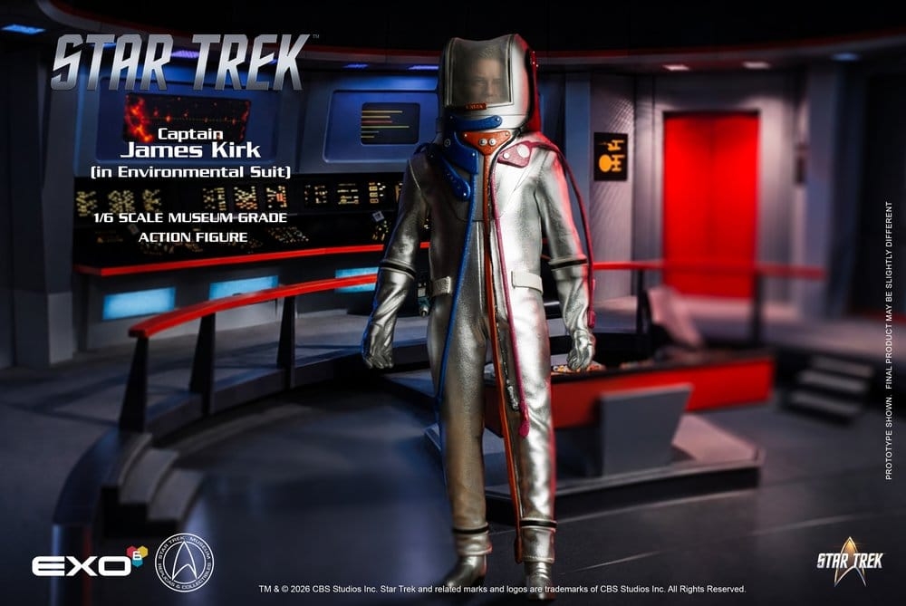 Captain James T. Kirk (in Environmental Suit) von Exo-6 - Star Trek 1/6 Maßstab Actionfigur