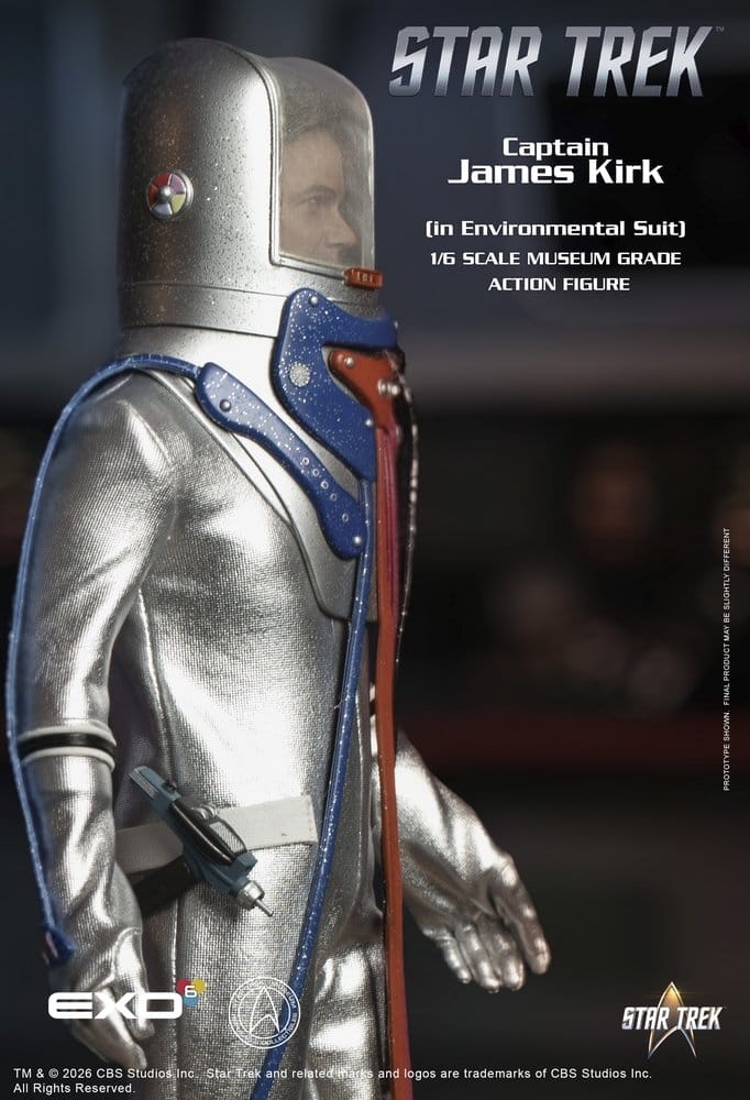Captain James T. Kirk (in Environmental Suit) von Exo-6 - Star Trek 1/6 Maßstab Actionfigur