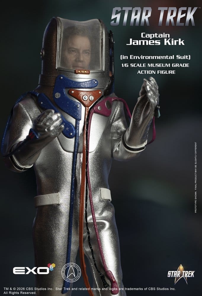 Captain James T. Kirk (in Environmental Suit) par Exo-6 - figurine 1/6 Star Trek de 29 cm