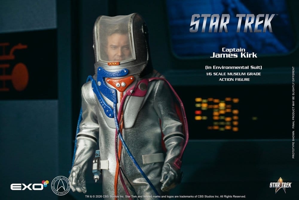 Captain James T. Kirk (in Environmental Suit) par Exo-6 - figurine 1/6 Star Trek de 29 cm