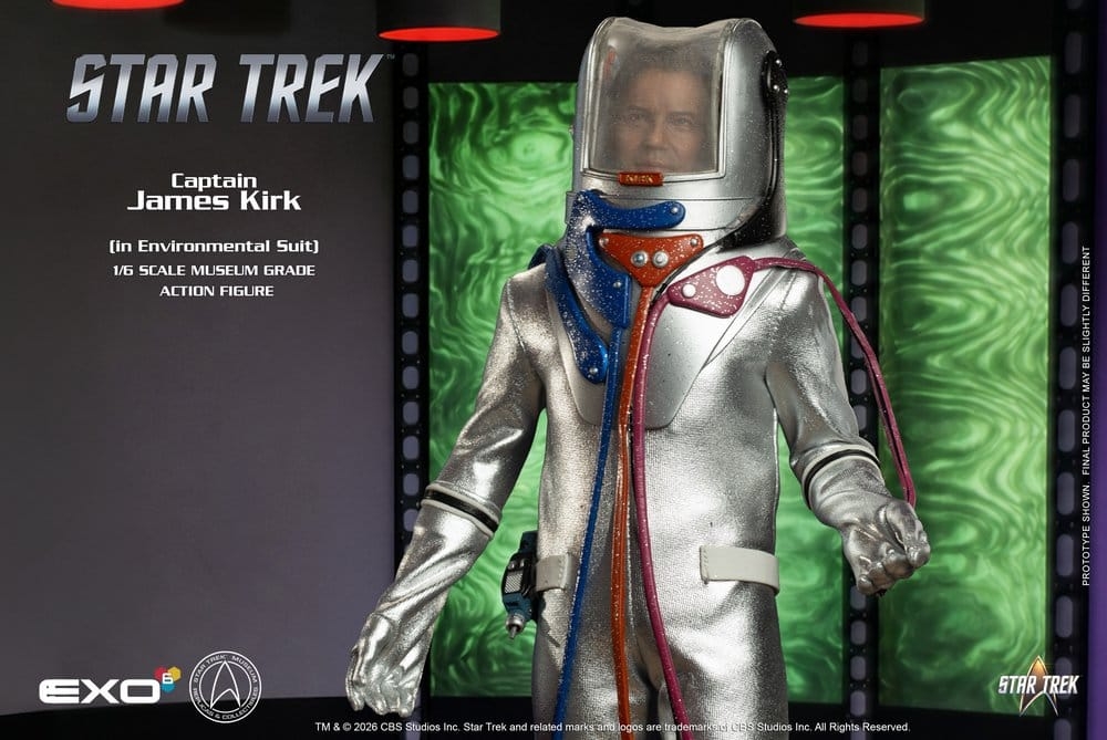 Captain James T. Kirk (in Environmental Suit) von Exo-6 - Star Trek 1/6 Maßstab Actionfigur
