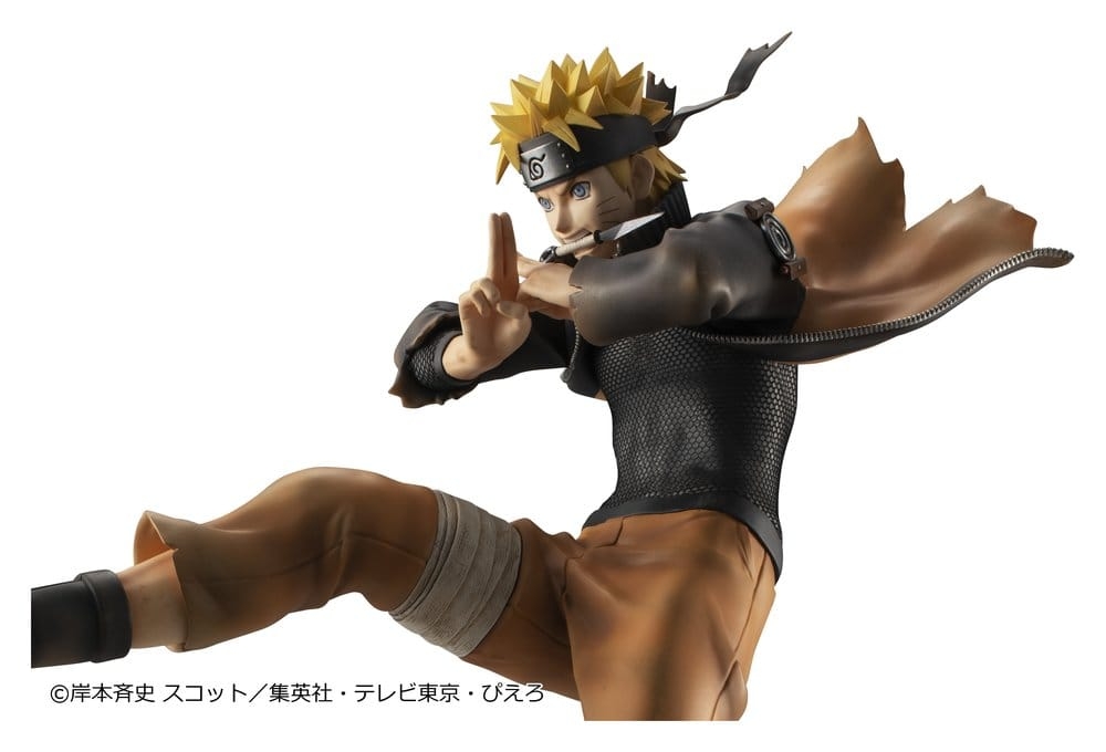 Naruto Uzumaki (Shinobi World War) GEM par Megahouse - figurine Naruto Shippuden de 26 cm