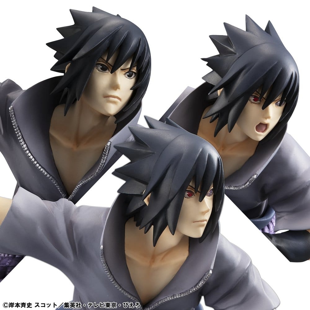Sasuke Uchiha (Shinobi World War) GEM par Megahouse - figurine Naruto Shippuden de 23 cm