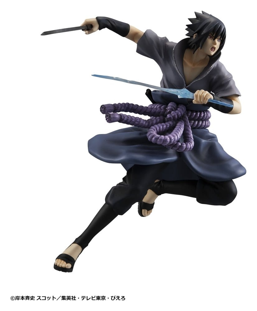 Sasuke Uchiha (Shinobi World War) GEM par Megahouse - figurine Naruto Shippuden de 23 cm