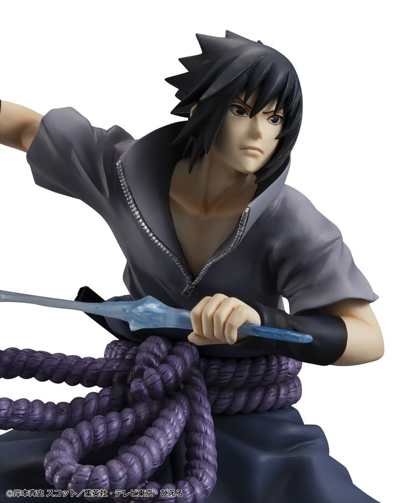 Sasuke Uchiha (Shinobi World War) GEM par Megahouse - figurine Naruto Shippuden de 23 cm