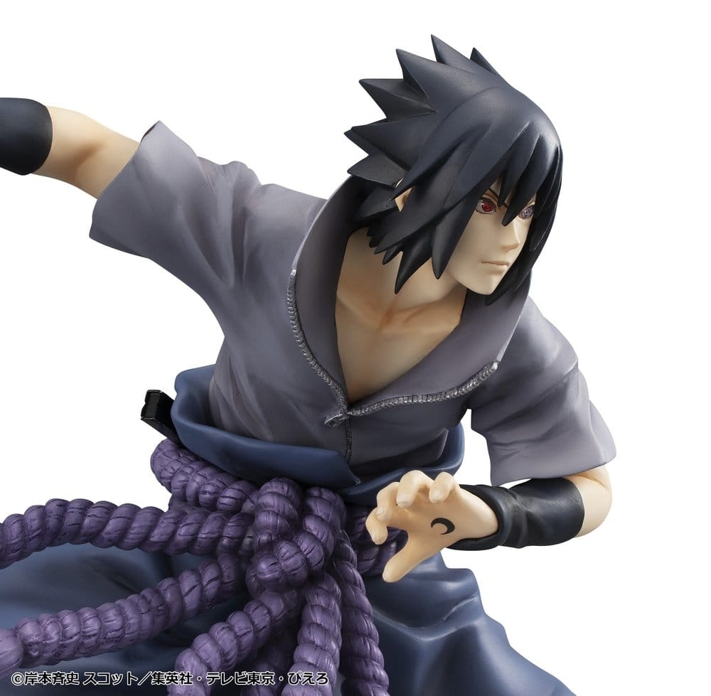 Sasuke Uchiha (Shinobi World War) GEM von Megahouse - Naruto Shippuden 23 cm Figur