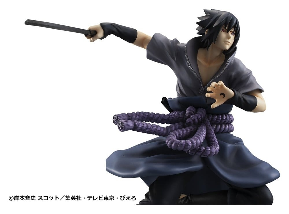 Sasuke Uchiha (Shinobi World War) GEM par Megahouse - figurine Naruto Shippuden de 23 cm