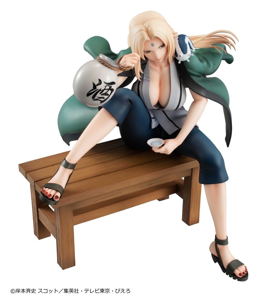 Tsunade Gals Ver.2 par Megahouse - figurine Naruto Shippuden de 16 cm