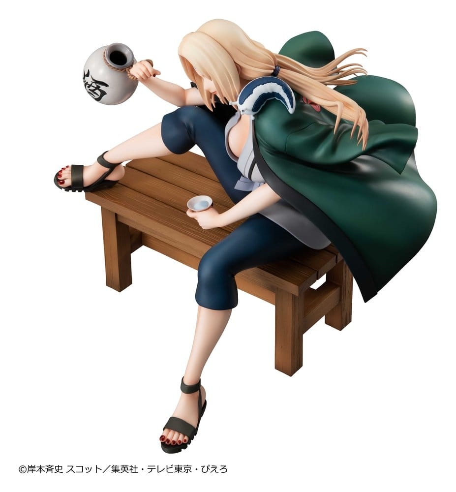 Tsunade Gals de Megahouse Ver.2 version - figura Naruto Shippuden de 16 cm