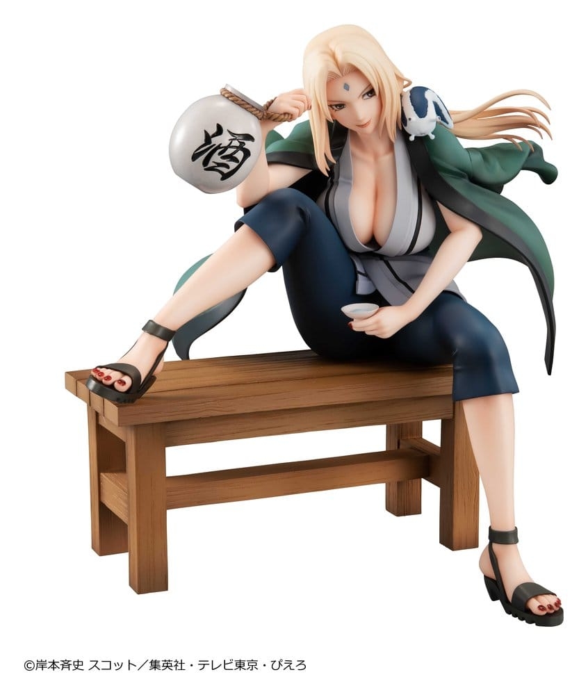 Tsunade Gals de Megahouse Ver.2 version - figura Naruto Shippuden de 16 cm
