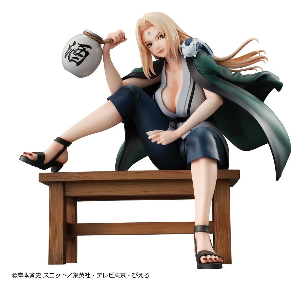 Tsunade Gals Ver.2 par Megahouse - figurine Naruto Shippuden de 16 cm