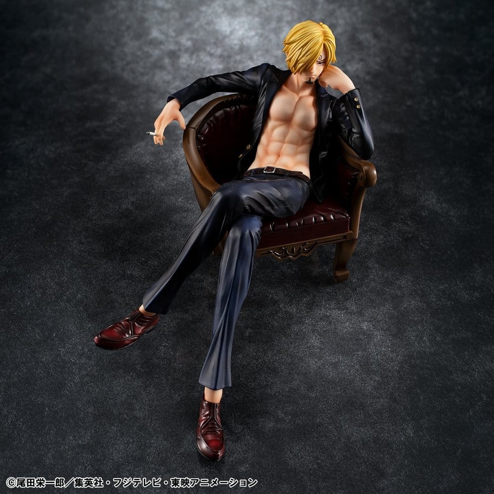 Sanji Portrait of Pirates POP S.O.C. von Megahouse Ver.R version - One Piece 14 cm Figur