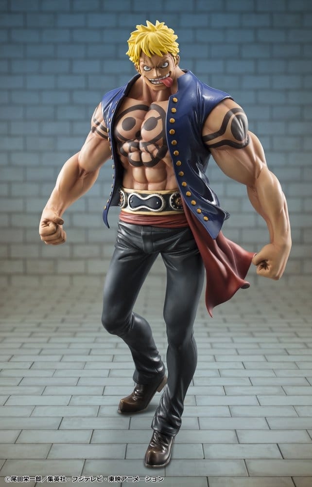 Bellamy the Hyena Portrait of Pirates POP Sailing Again par Megahouse - figurine One Piece de 25 cm