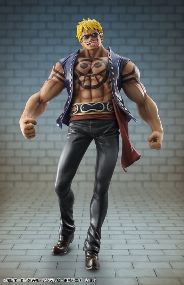 Bellamy the Hyena Portrait of Pirates POP Sailing Again von Megahouse - One Piece 25 cm Figur