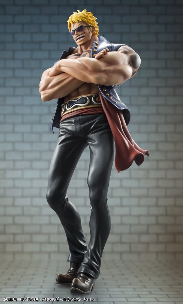 Bellamy the Hyena Portrait of Pirates POP Sailing Again par Megahouse - figurine One Piece de 25 cm