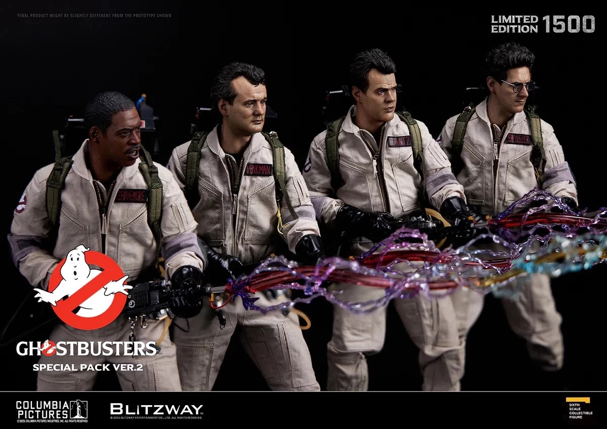Venkman, Stantz, Spengler, Zeddemore Premium UMS Special Pack Ver. 2 par Blitzway - figurines 1/6 Ghostbusters de 30 cm
