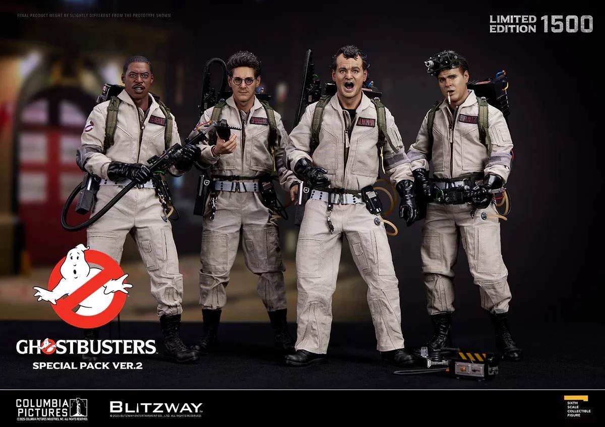 Venkman, Stantz, Spengler, Zeddemore Premium UMS Special Pack Ver. 2 par Blitzway - figurines 1/6 Ghostbusters de 30 cm