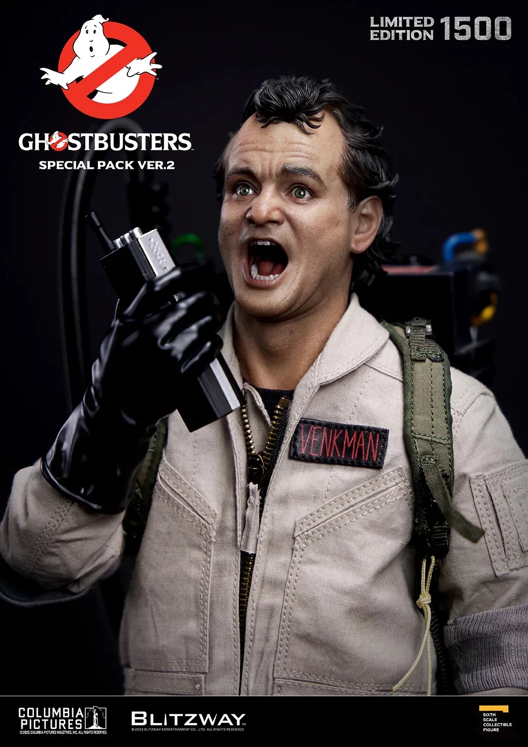 Venkman, Stantz, Spengler, Zeddemore Premium UMS Special Pack Ver. 2 par Blitzway - figurines 1/6 Ghostbusters de 30 cm