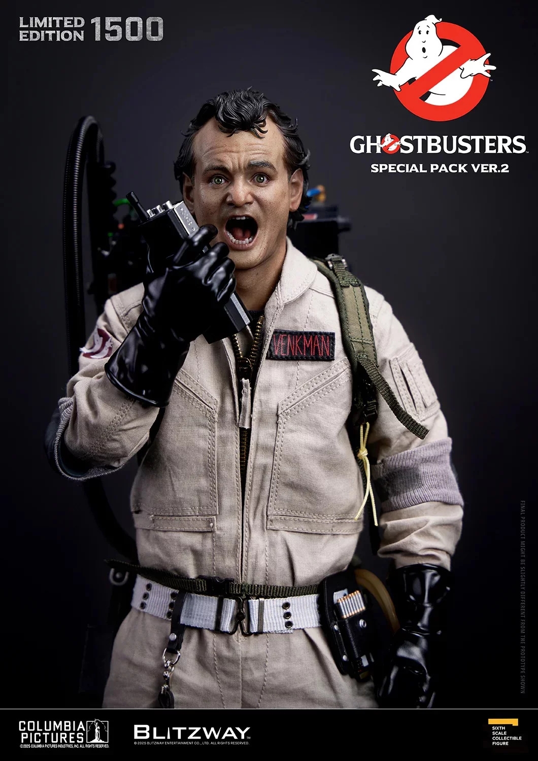 Venkman, Stantz, Spengler, Zeddemore Premium UMS Special Pack Ver. 2 par Blitzway - figurines 1/6 Ghostbusters de 30 cm