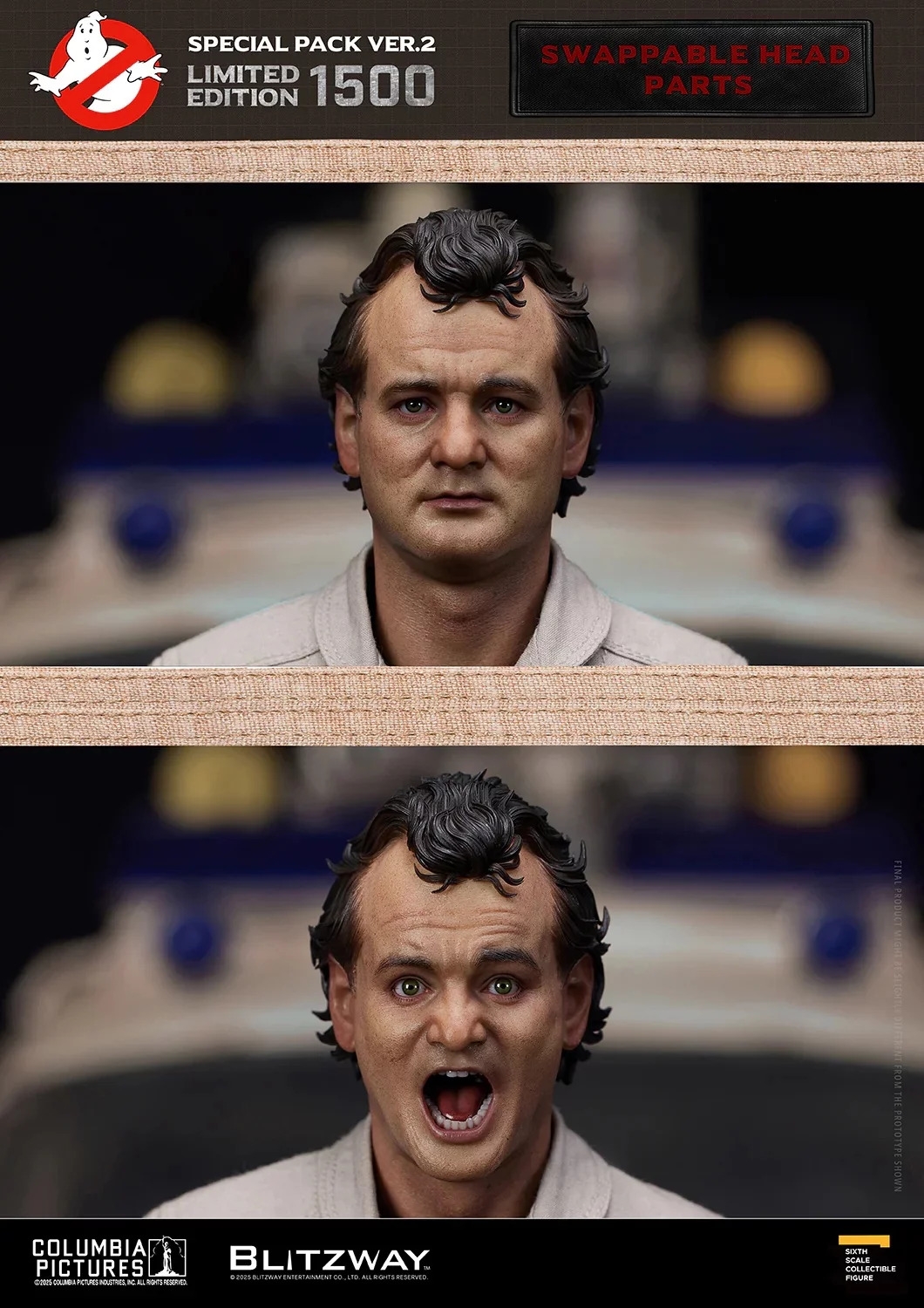 Venkman, Stantz, Spengler, Zeddemore Premium UMS Special Pack Ver. 2 par Blitzway - figurines 1/6 Ghostbusters de 30 cm