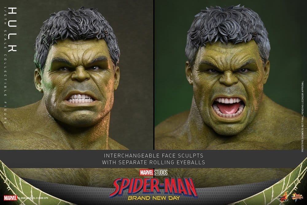 Hulk di Hot Toys - MMS905 - action figure Spider-Man: Brand New Day 1/6