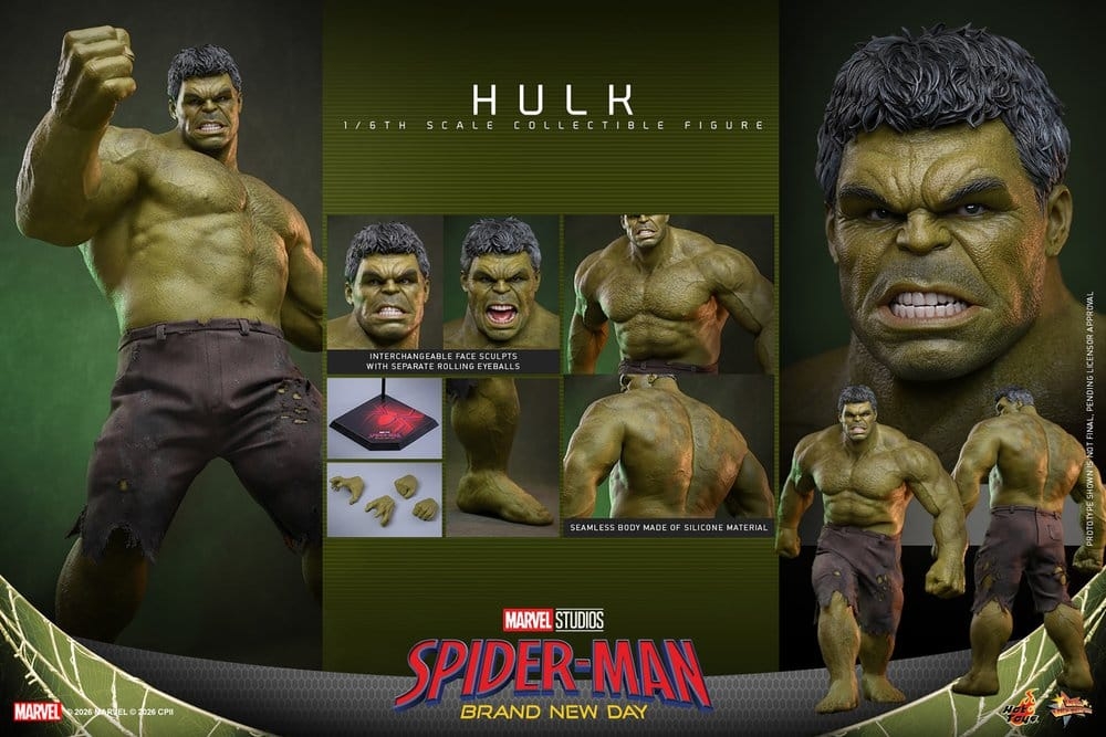 Hulk di Hot Toys - MMS905 - action figure Spider-Man: Brand New Day 1/6