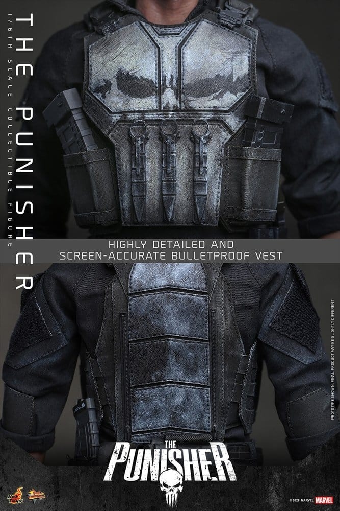The Punisher di Hot Toys - MMS904 - action figure Spider-Man: Brand New Day 1/6