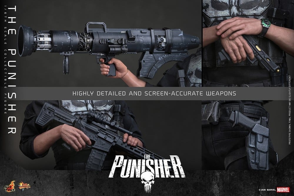 The Punisher di Hot Toys - MMS904 - action figure Spider-Man: Brand New Day 1/6