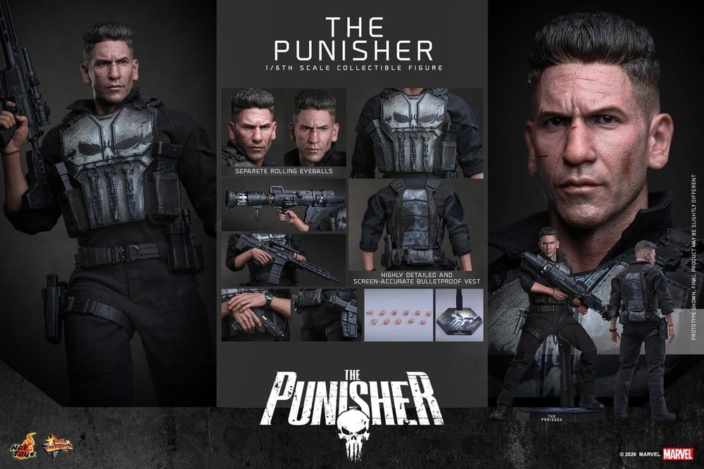 The Punisher di Hot Toys - MMS904 - action figure Spider-Man: Brand New Day 1/6