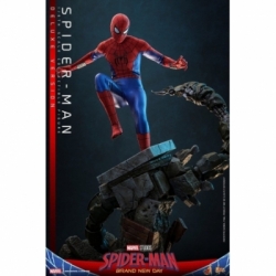 Spider-Man di Hot Toys Deluxe Version - MMS893 - action figure Spider-Man: Brand New Day 1/6