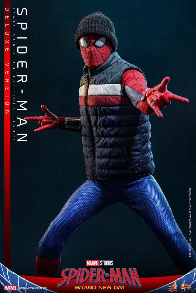 Spider-Man di Hot Toys Deluxe Version - MMS893 - action figure Spider-Man: Brand New Day 1/6