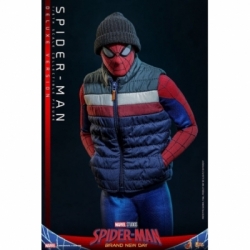 Spider-Man de Hot Toys Deluxe Version - MMS893 - figura de acción Spider-Man: Brand New Day a escala 1/6