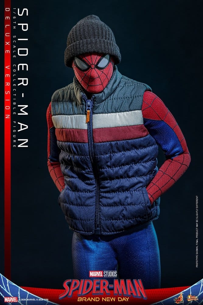 Spider-Man di Hot Toys Deluxe Version - MMS893 - action figure Spider-Man: Brand New Day 1/6