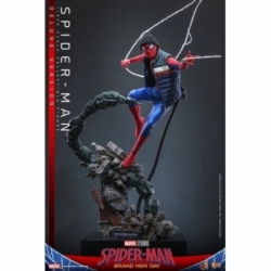 Spider-Man de Hot Toys Deluxe Version - MMS893 - figura de acción Spider-Man: Brand New Day a escala 1/6