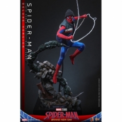 Spider-Man von Hot Toys Deluxe Version - MMS893 - Spider-Man: Brand New Day 1/6 Maßstab Actionfigur