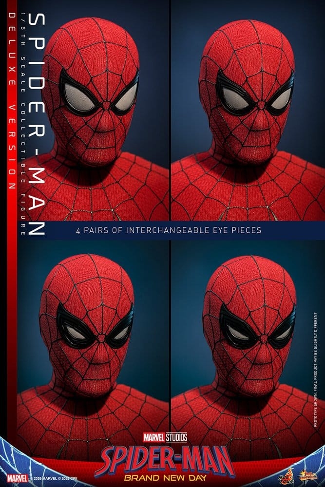 Spider-Man di Hot Toys Deluxe Version - MMS893 - action figure Spider-Man: Brand New Day 1/6