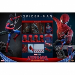 Spider-Man von Hot Toys Deluxe Version - MMS893 - Spider-Man: Brand New Day 1/6 Maßstab Actionfigur