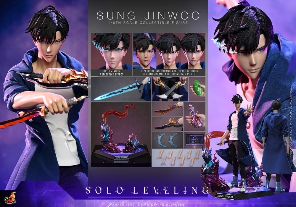 Sung Jinwoo di Hot Toys - TMS193 - action figure Solo Leveling 1/6