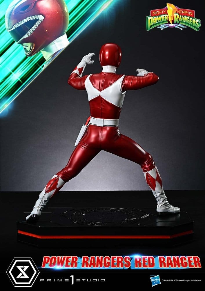 Red Ranger Premium Masterline par Prime 1 Studio - statue 1/4 Mighty Morphin Power Rangers de 62 cm