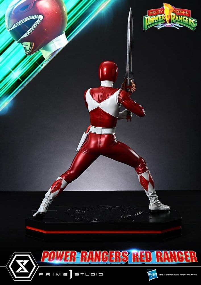 Red Ranger Premium Masterline von Prime 1 Studio - Mighty Morphin Power Rangers 1/4 Maßstab Statue
