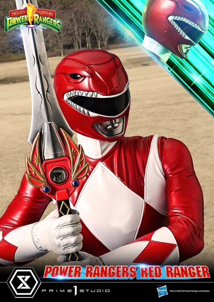 Red Ranger Premium Masterline von Prime 1 Studio - Mighty Morphin Power Rangers 1/4 Maßstab Statue
