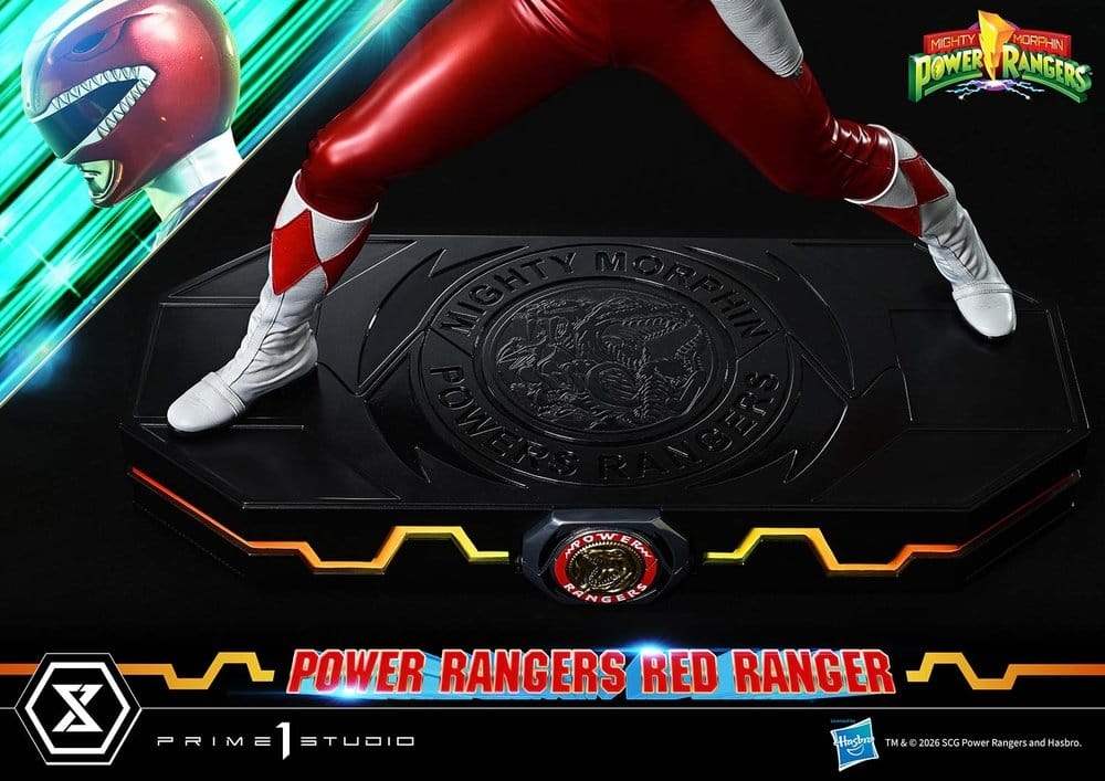 Red Ranger Premium Masterline von Prime 1 Studio - Mighty Morphin Power Rangers 1/4 Maßstab Statue