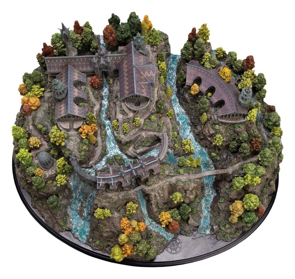 Rivendell Environment van Weta Workshop - The Lord of the Rings 28 cm diorama