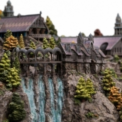Rivendell Environment par Weta Workshop - diorama Le Seigneur des Anneaux de 28 cm