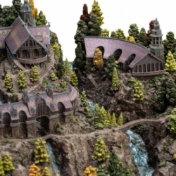 Rivendell Environment par Weta Workshop - diorama Le Seigneur des Anneaux de 28 cm