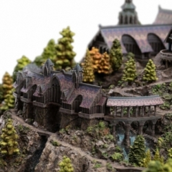 Rivendell Environment di Weta Workshop - diorama The Lord of the Rings alta 28 cm
