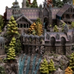 Rivendell Environment by Weta Workshop - The Lord of the Rings 28 cm diorama